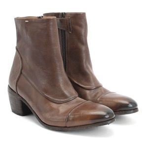 JOHN FLUEVOG PASSAGE Preet Leather Ankle Bootie
